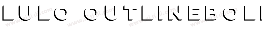 Lulo OutlineBold字体转换 Lulo OutlineBold字体转换